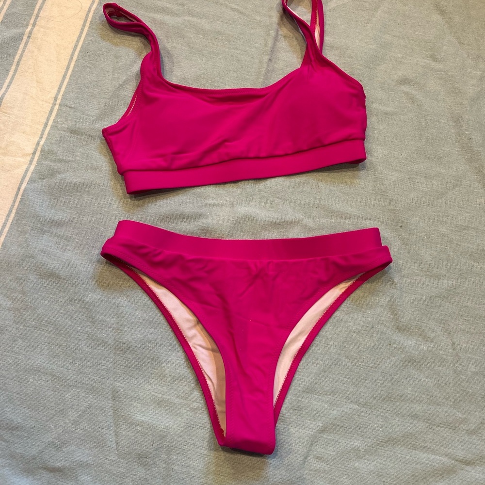 Vibrant Pink Bikini Set